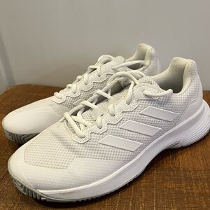 Adidas Gamecourt 2 white pickleball sneakers